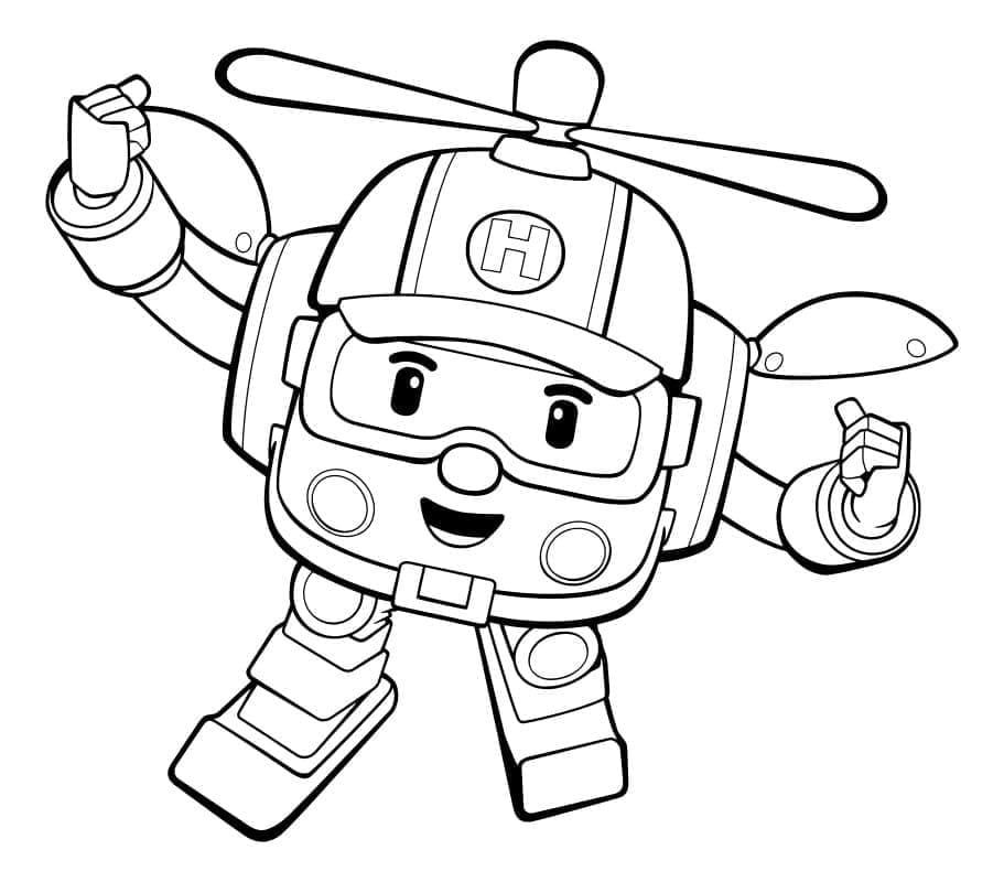 Zeichnen Robocar Poli 3