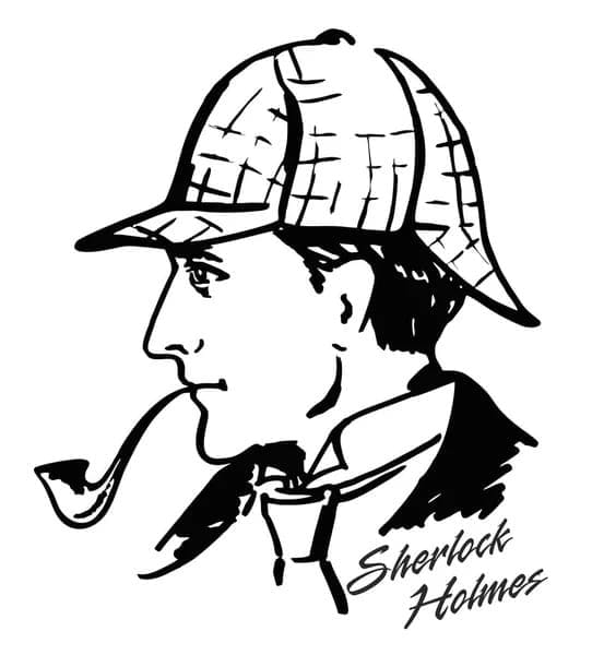 Zeichnen Sherlock Holmes 1