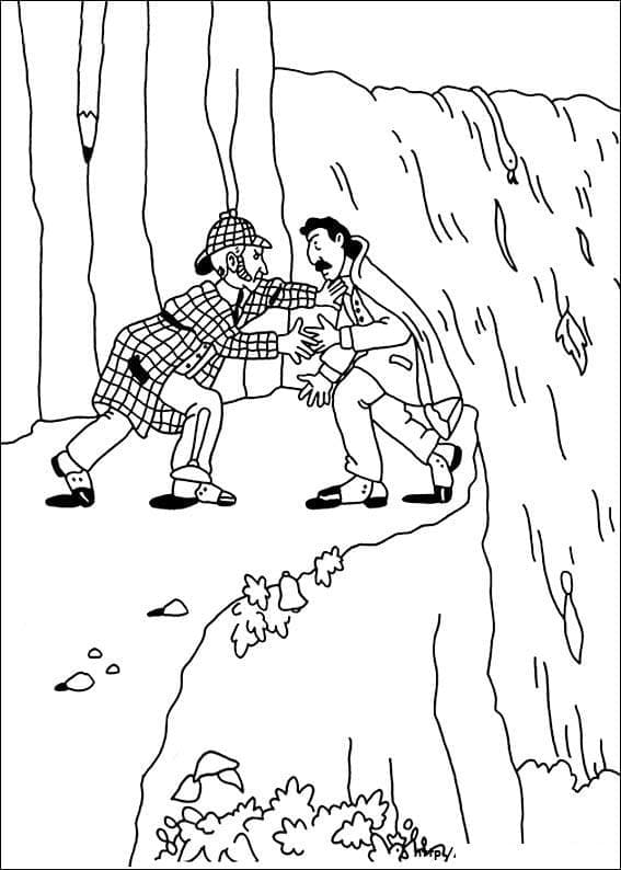 Zeichnen Sherlock Holmes 2