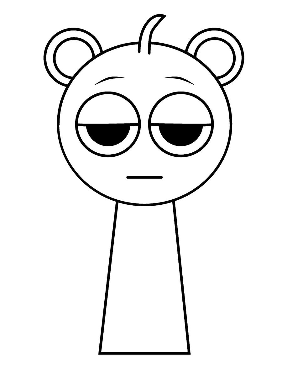 Zeichnen Sprunki einfach für Kinder