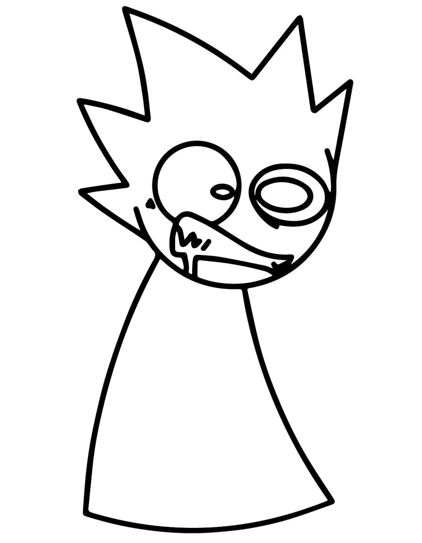 Zeichnen Sprunki für Kinder