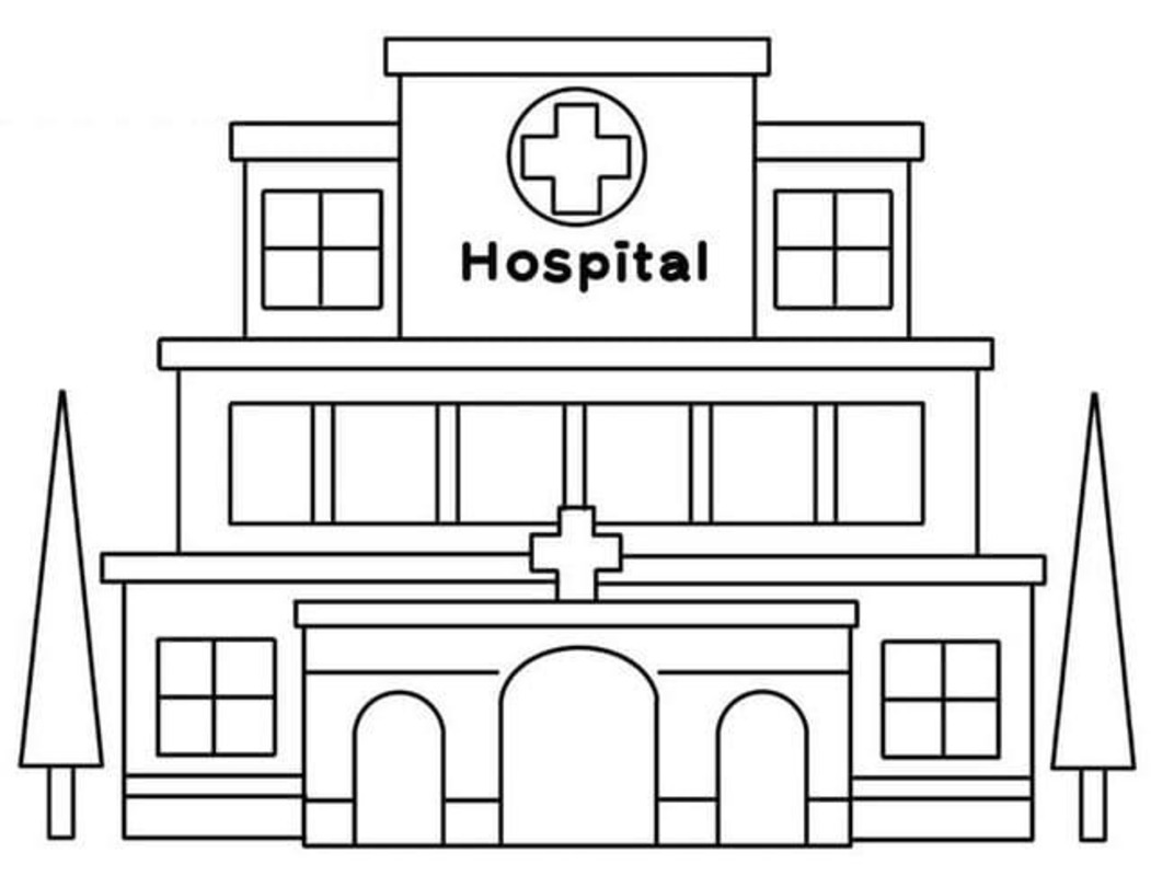 Druckbare Krankenhaus