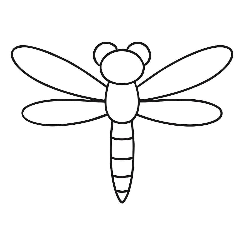 Libellen zum Ausdrucken