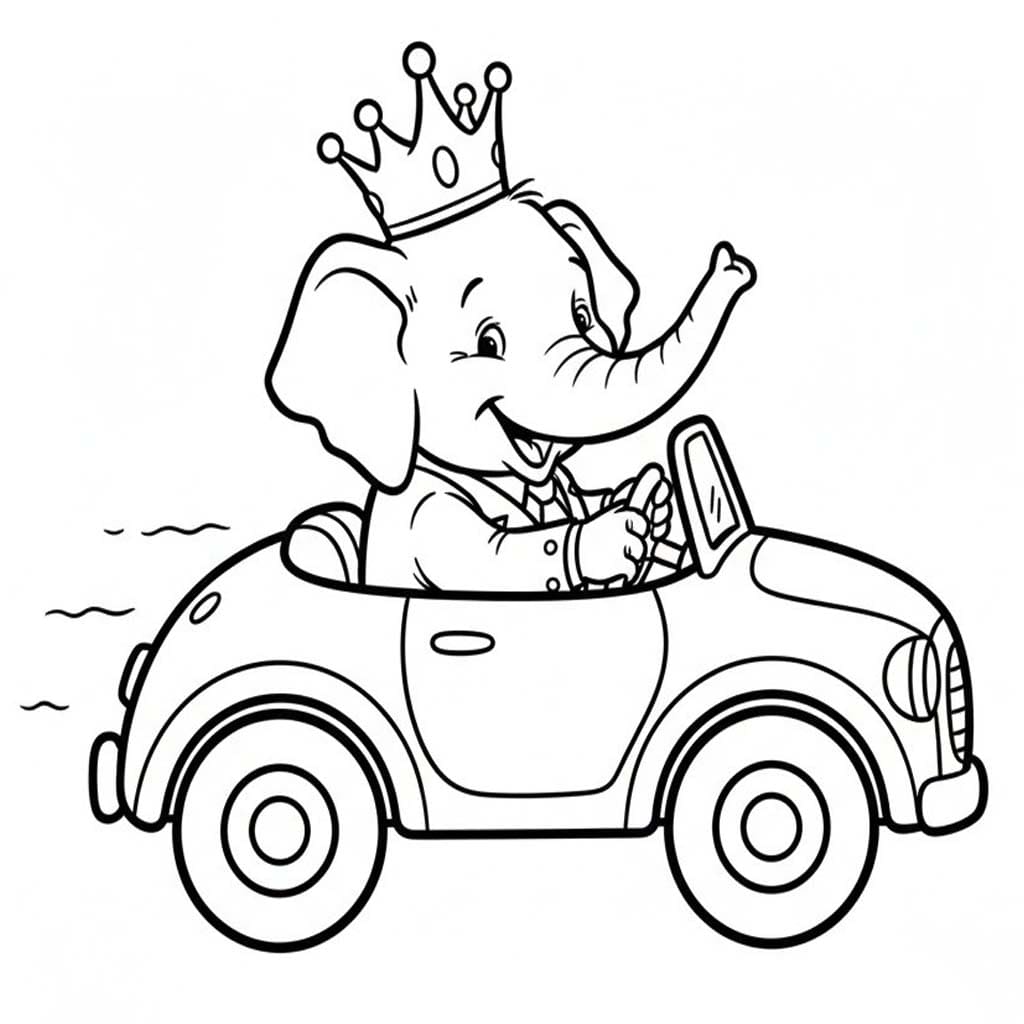 Babar der Elefant druckbare