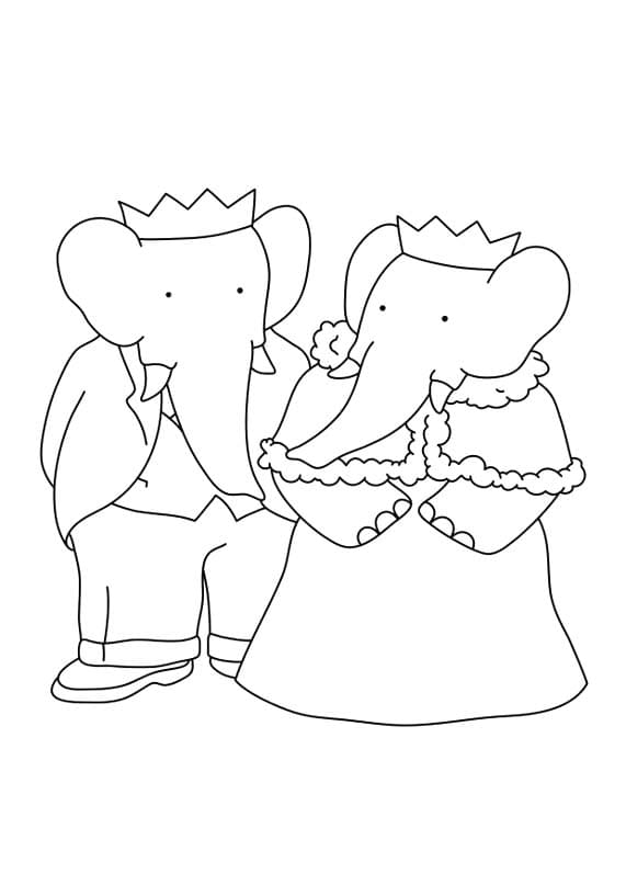 Babar der Elefant kostenlos für Kinder