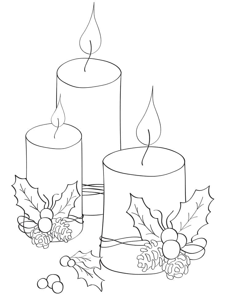 Bild Weihnachtskerzen kostenlos