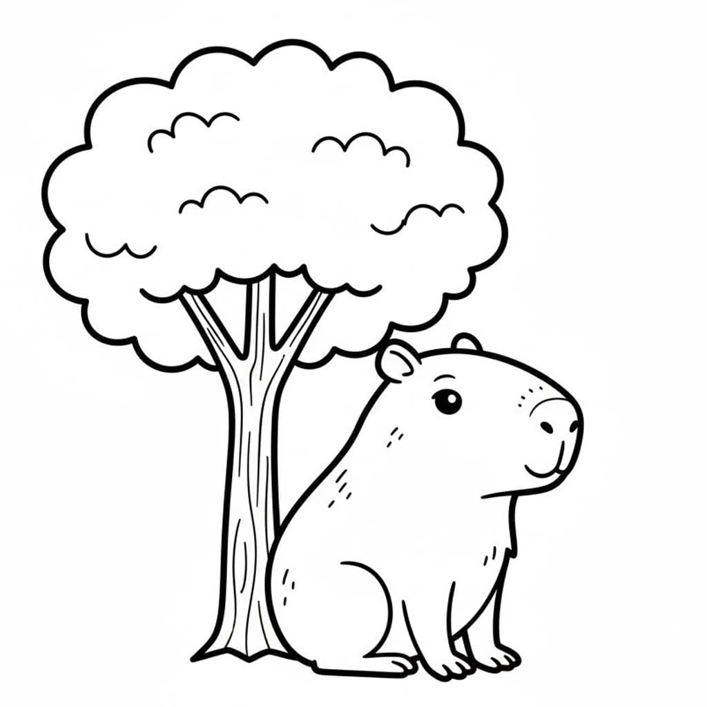 Capybara kostenlos druckbare