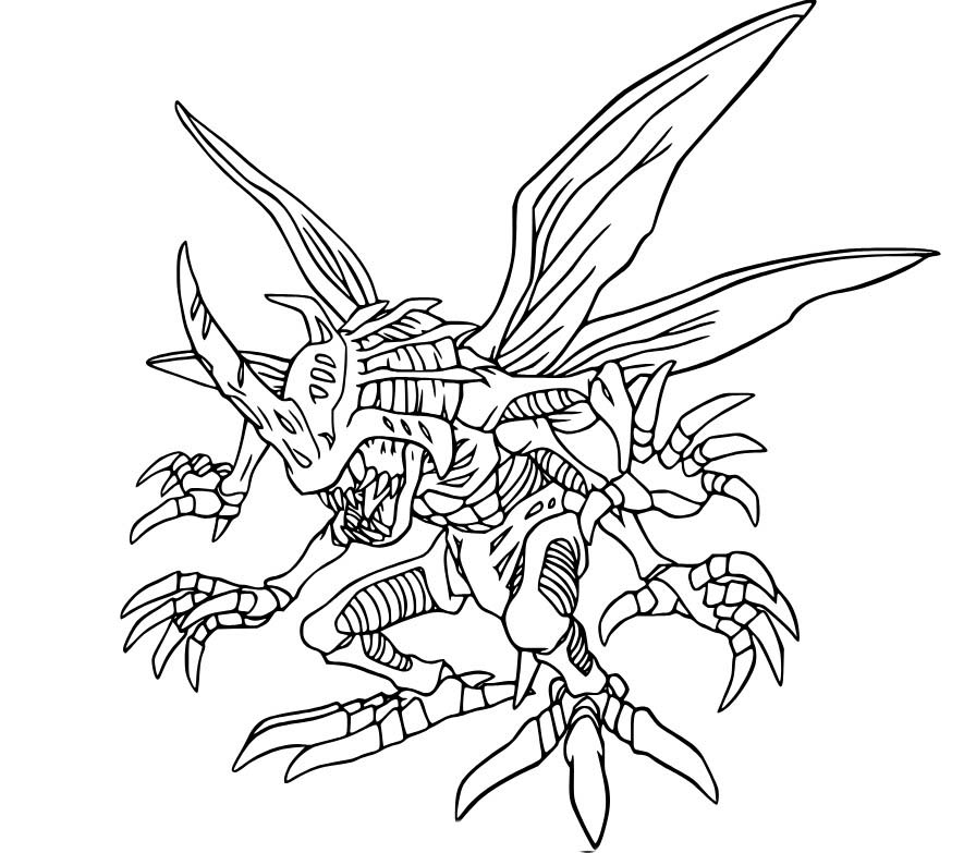 Digimon druckbare schlicht