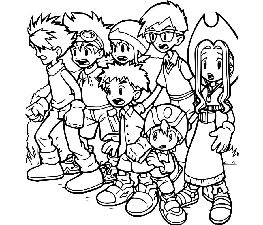 Digimon zum Ausdrucken für Kinder