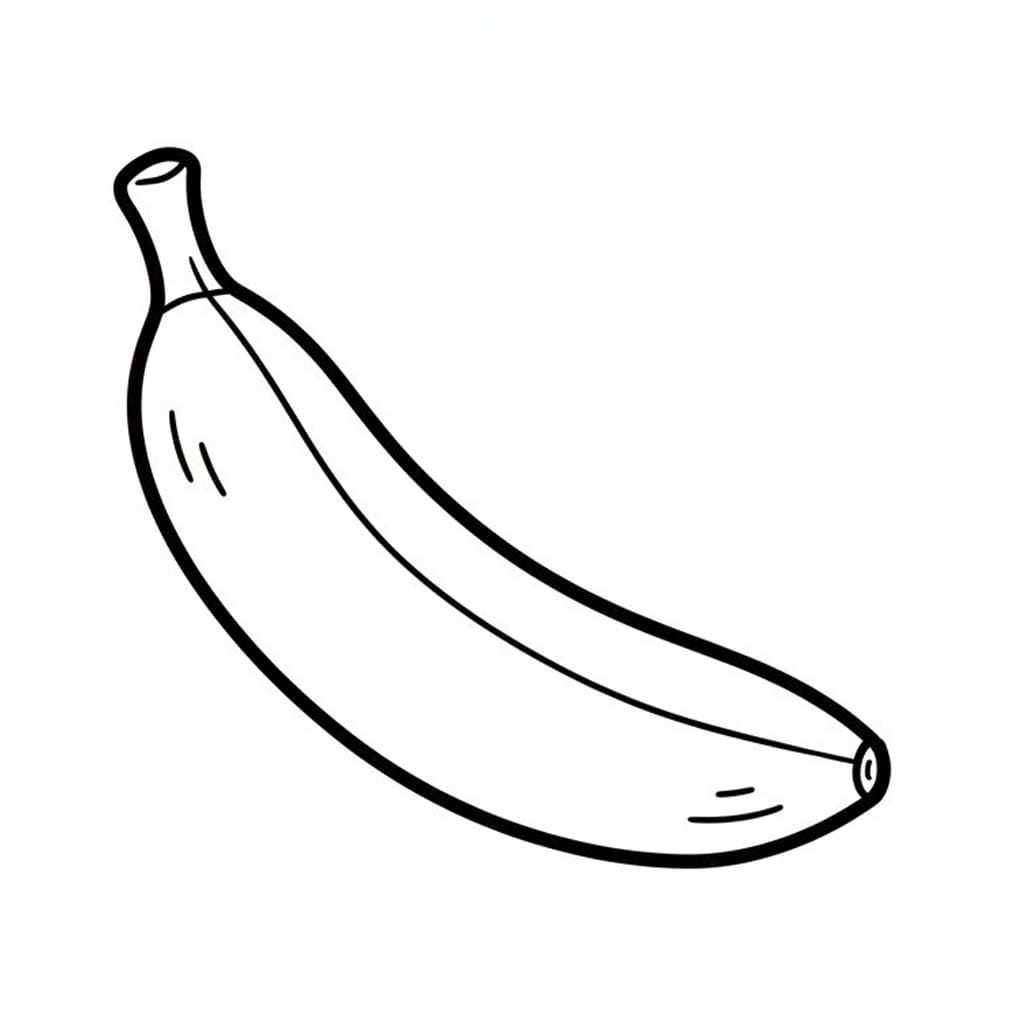 Druckbare Banane