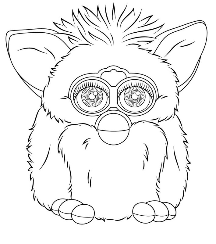 Furby druckbare für Kinder