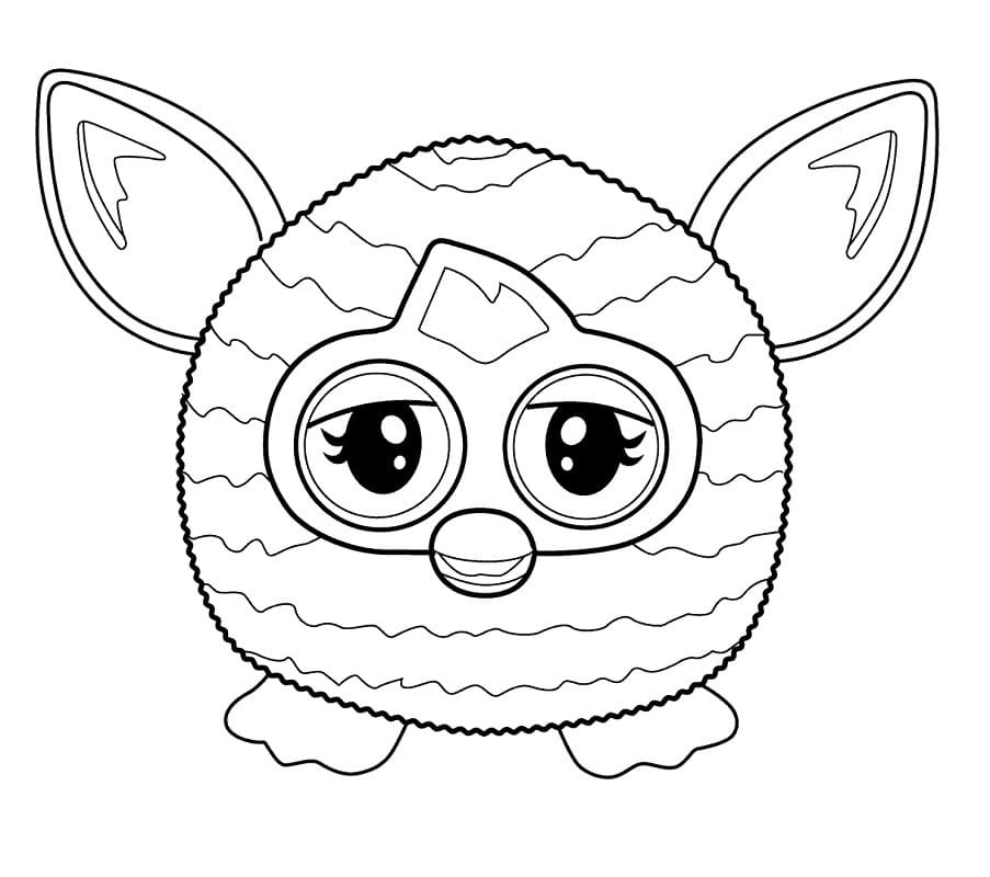 Furby kostenlos druckbare für Kinder