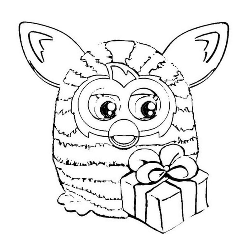Furby zum Ausdrucken für Kinder