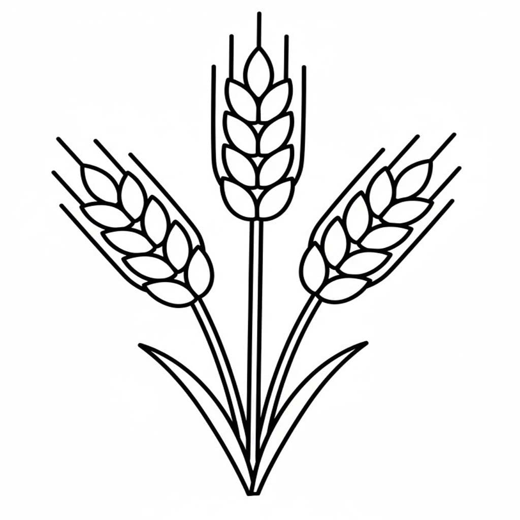 Getreide zum Ausdrucken für Kinder