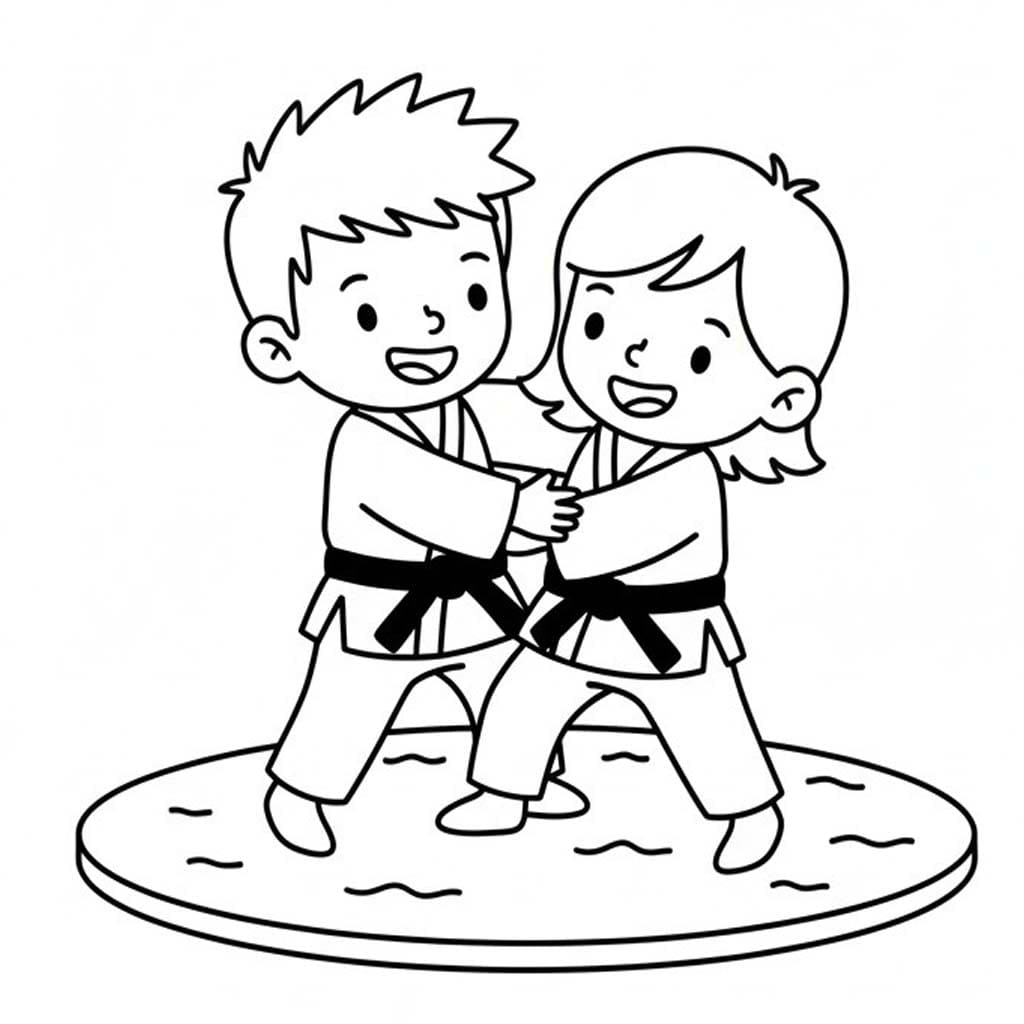 Judo kostenlos druckbare