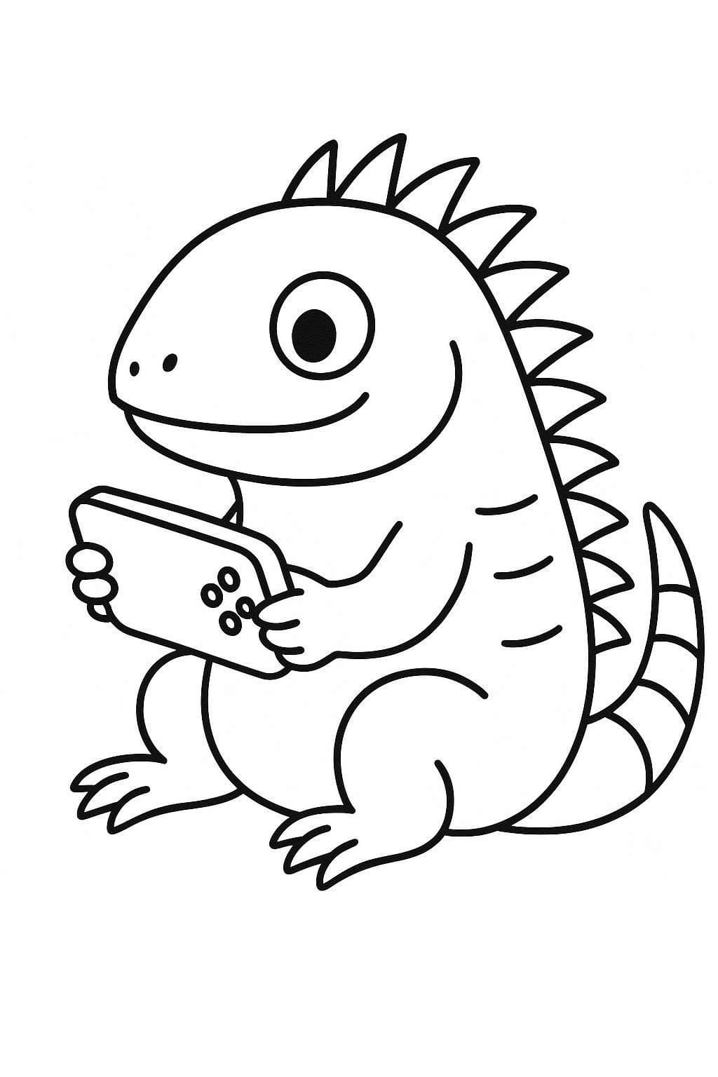 Kostenlos druckbare Leguane