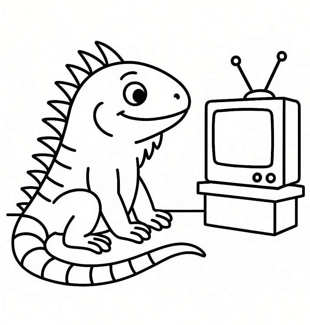 Leguane zum Ausdrucken