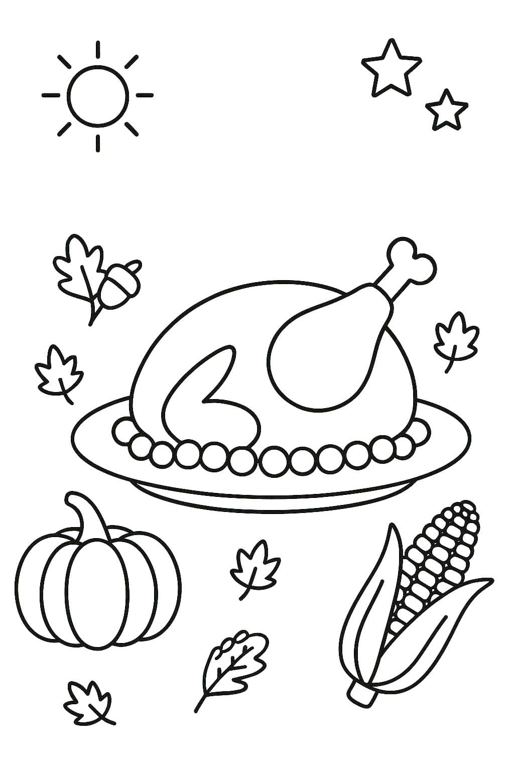 Thanksgiving zum Ausdrucken