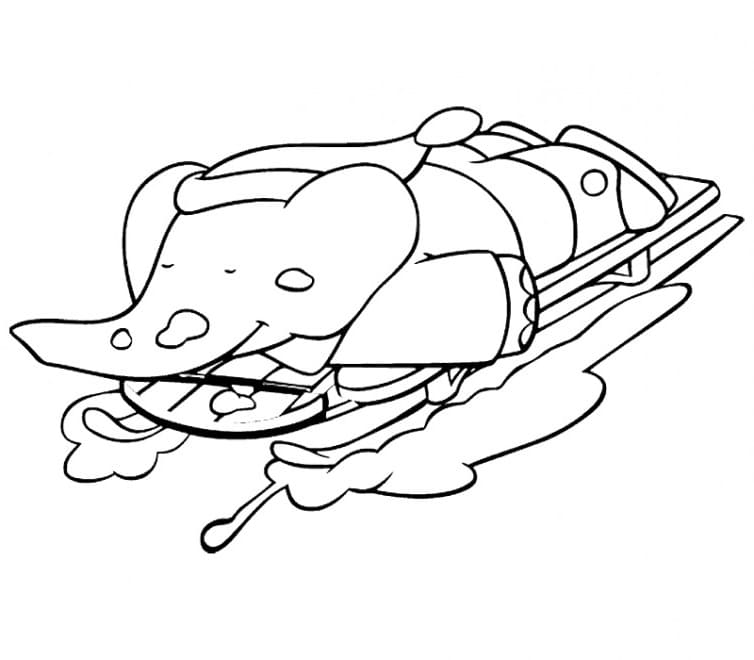 Zeichne Babar der Elefant 1