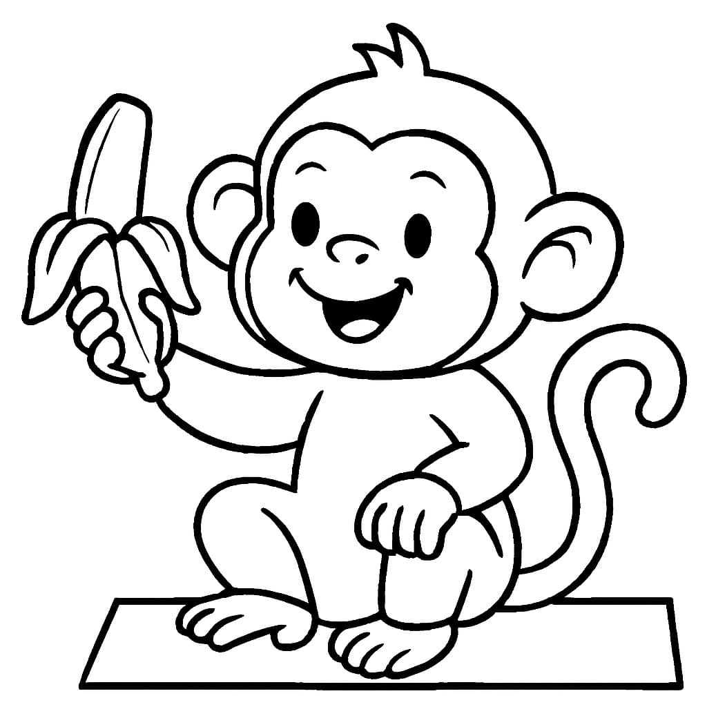 Zeichne Banane basisch