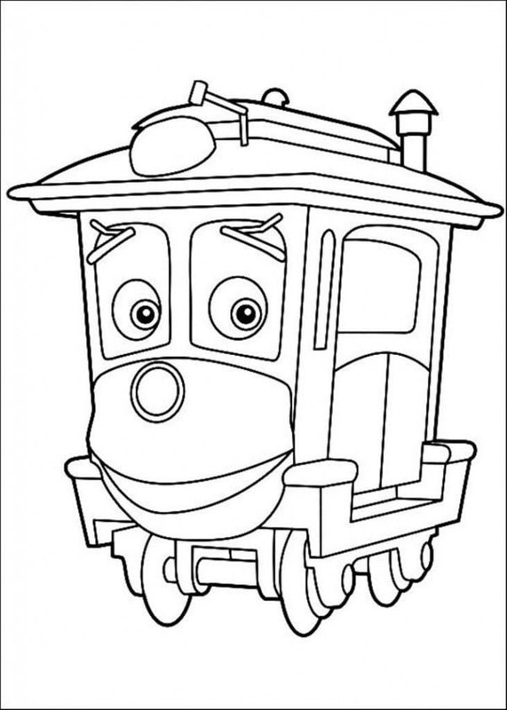 Zeichne Chuggington zum Ausdrucken für Kinder