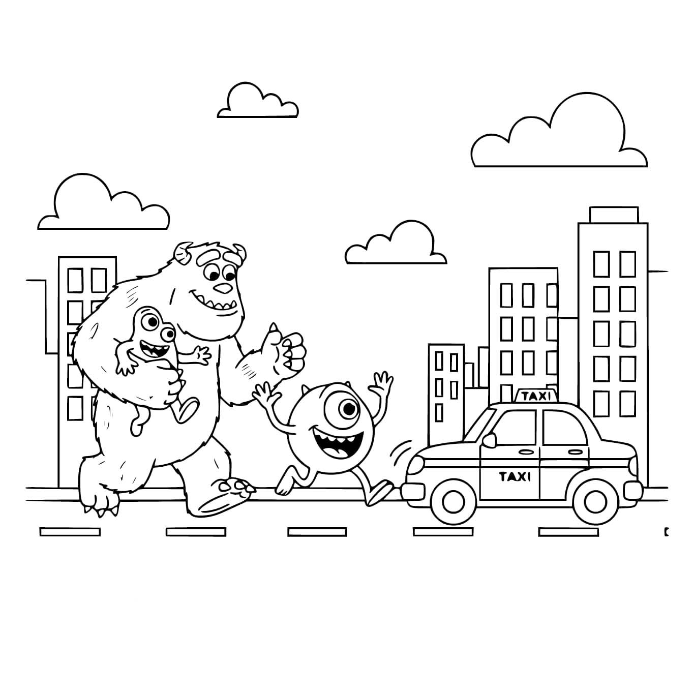 Zeichne Die Monster AG kostenlos