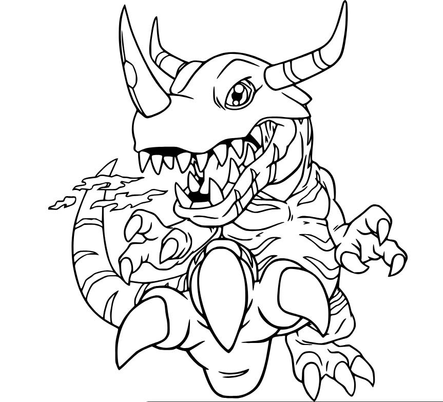 Zeichne Digimon einfach