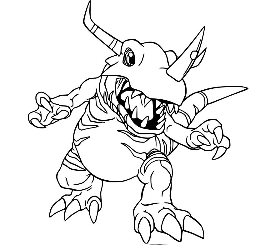 Zeichne Digimon kostenlos einfach