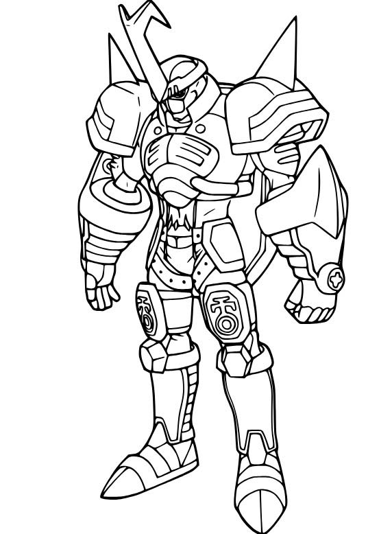 Zeichne Digimon schlicht