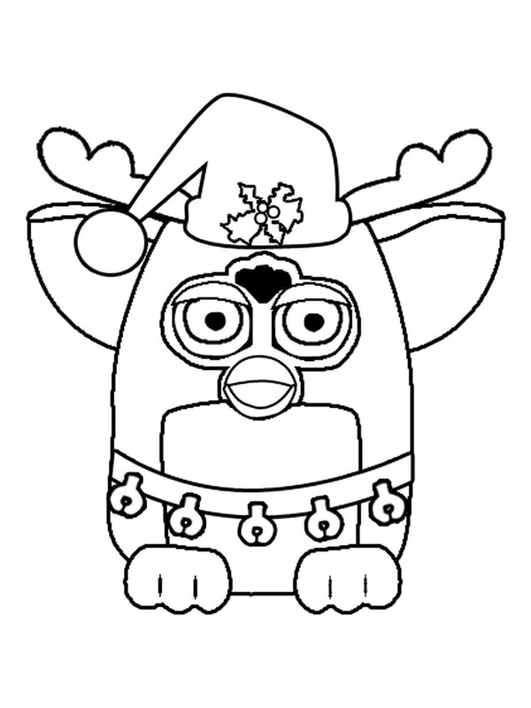 Zeichne Furby für Kinder