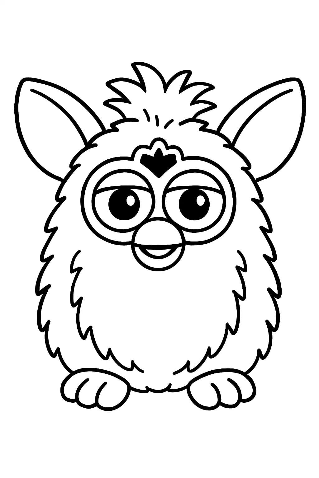 Zeichne Furby kostenlos