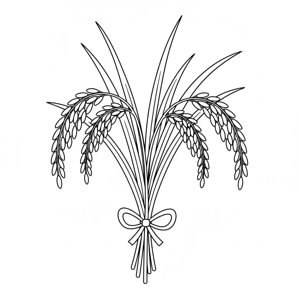 Zeichne Getreide für Kinder