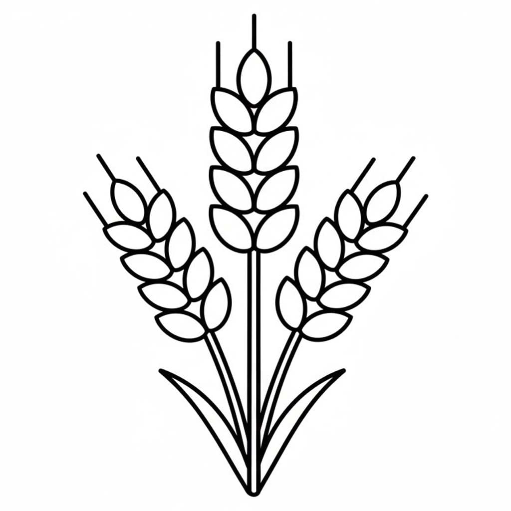 Zeichne Getreide kostenlos