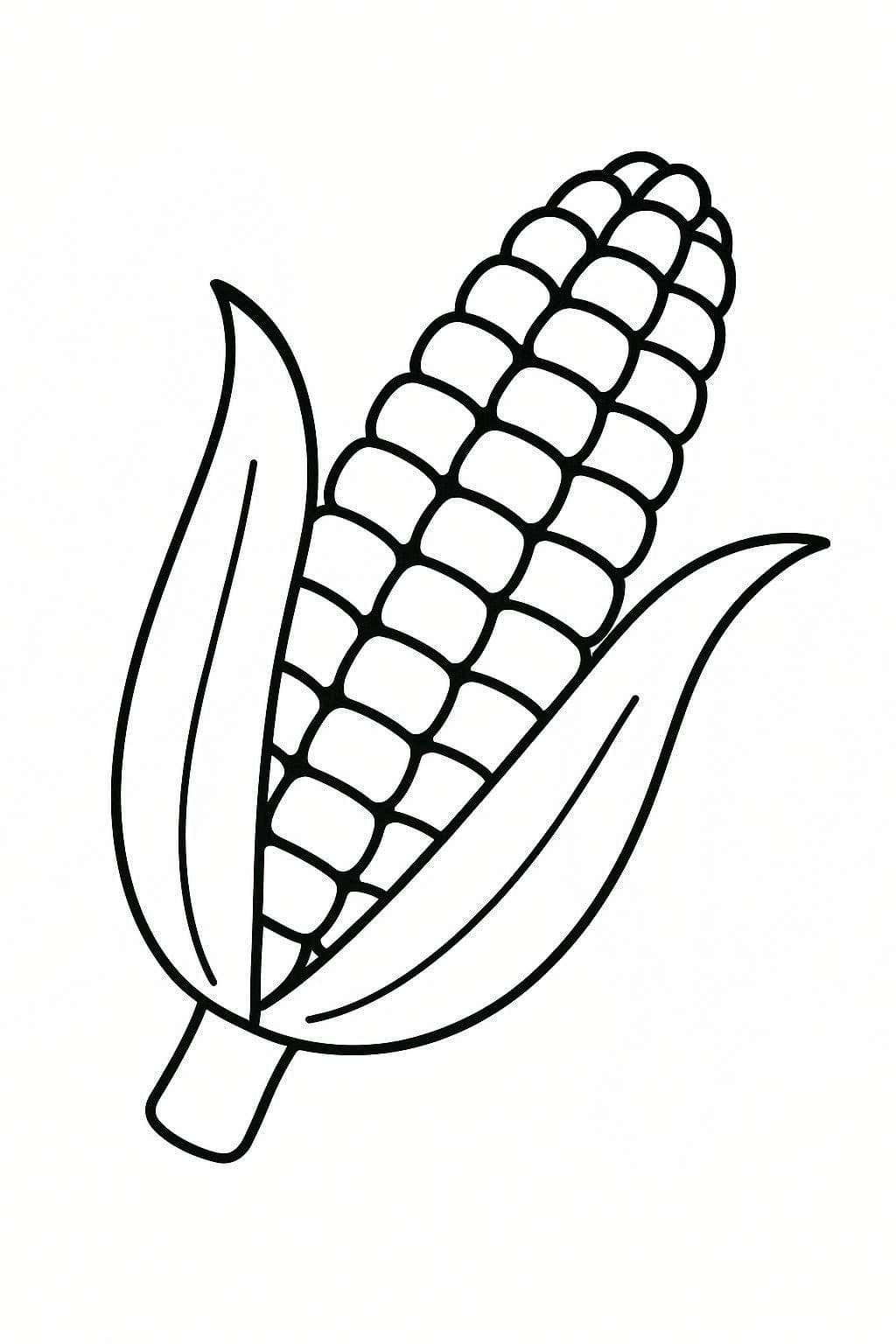 Zeichne Getreide kostenlos druckbare schlicht