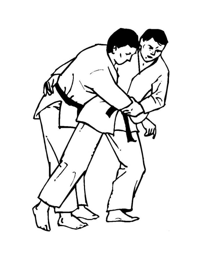 Zeichne Judo 1