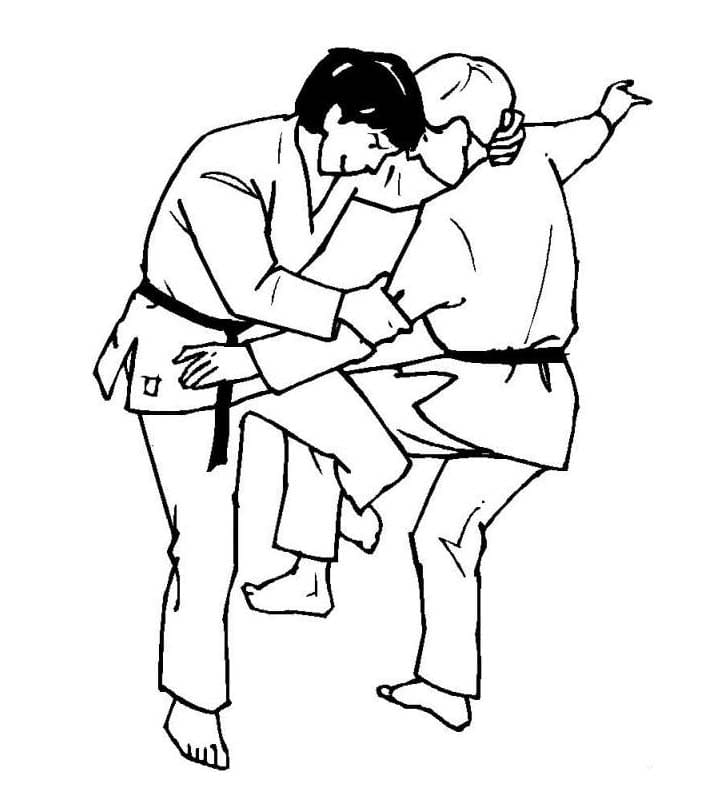 Zeichne Judo 2