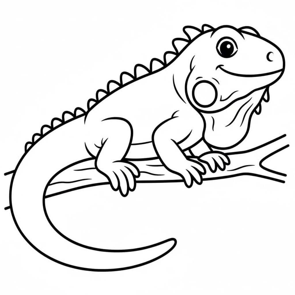 Zeichne Leguane 3