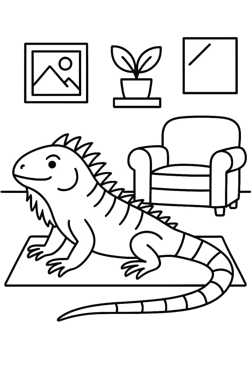 Zeichne Leguane 6