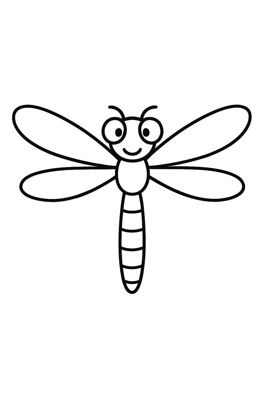 Zeichne Libellen druckbare für Kinder