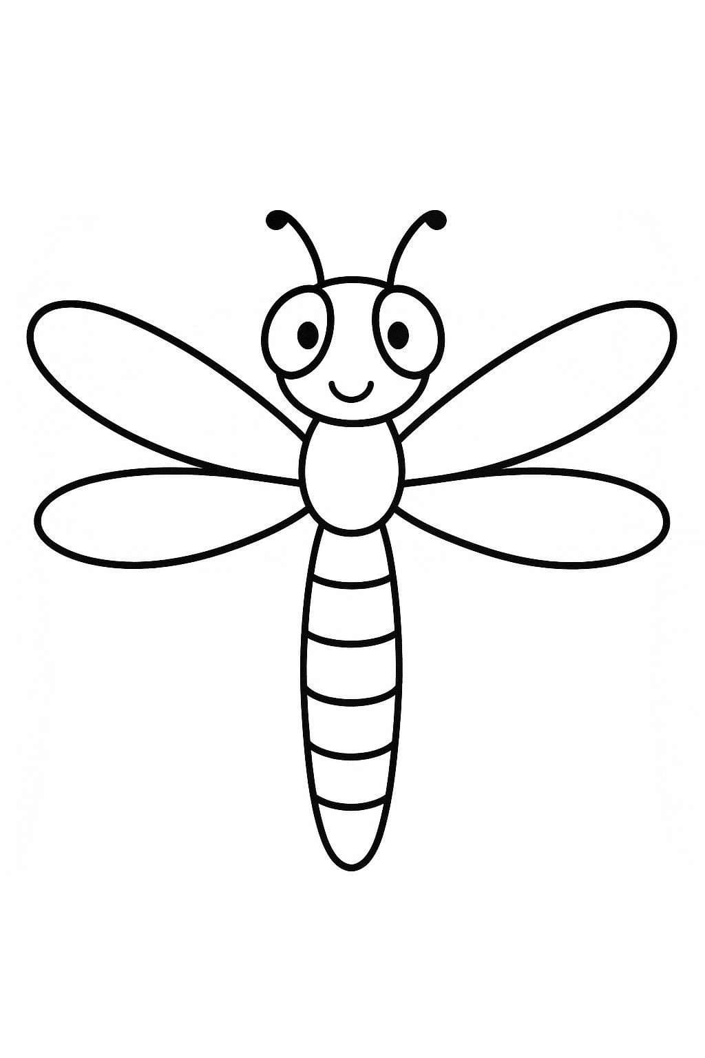 Zeichne Libellen einfach