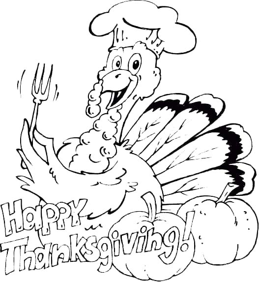 Zeichne Thanksgiving kostenlos druckbare einfach