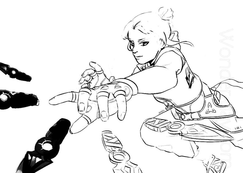 Zeichne Valorant basisch