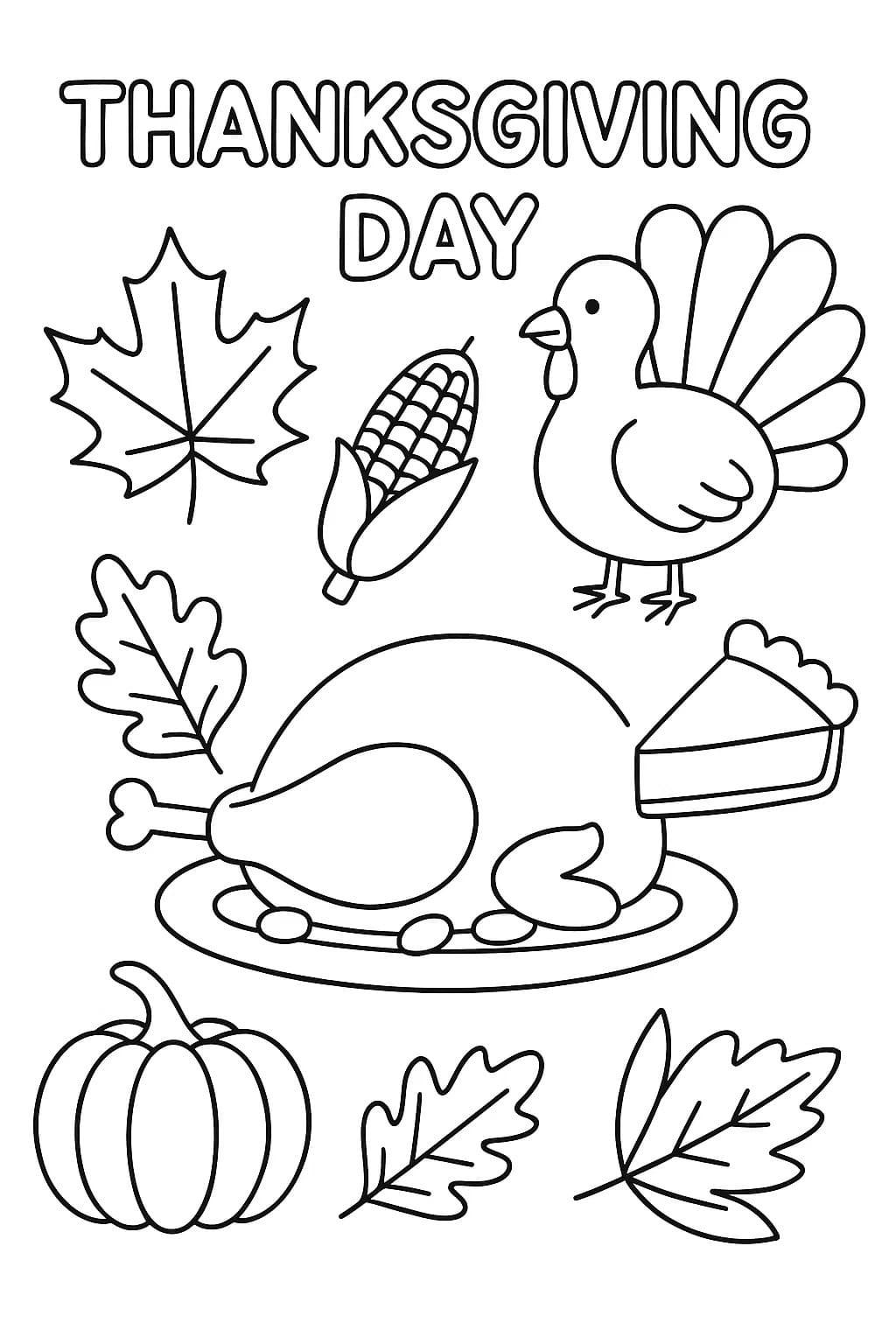 Zum Ausdrucken Thanksgiving