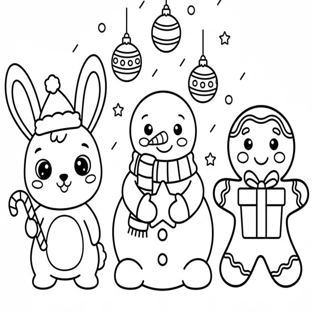 Zum Ausdrucken Weihnachtstiere