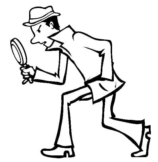 Detektiv druckbare für Kinder