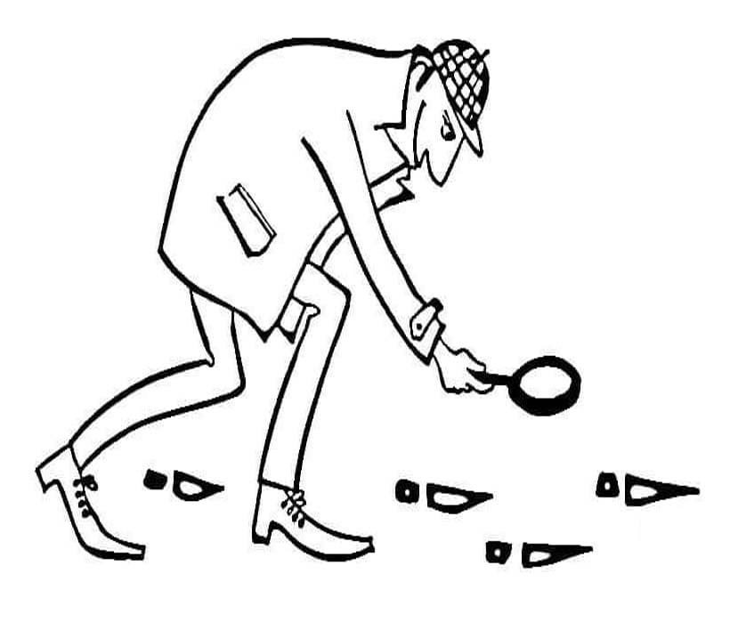 Detektiv zum Ausdrucken für Kinder