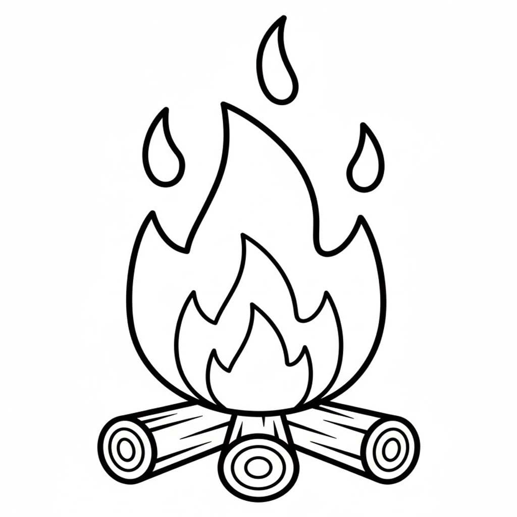 Druckbare Lagerfeuer