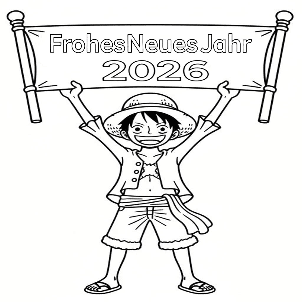 Frohes Neues Jahr 2026 kostenlos einfach