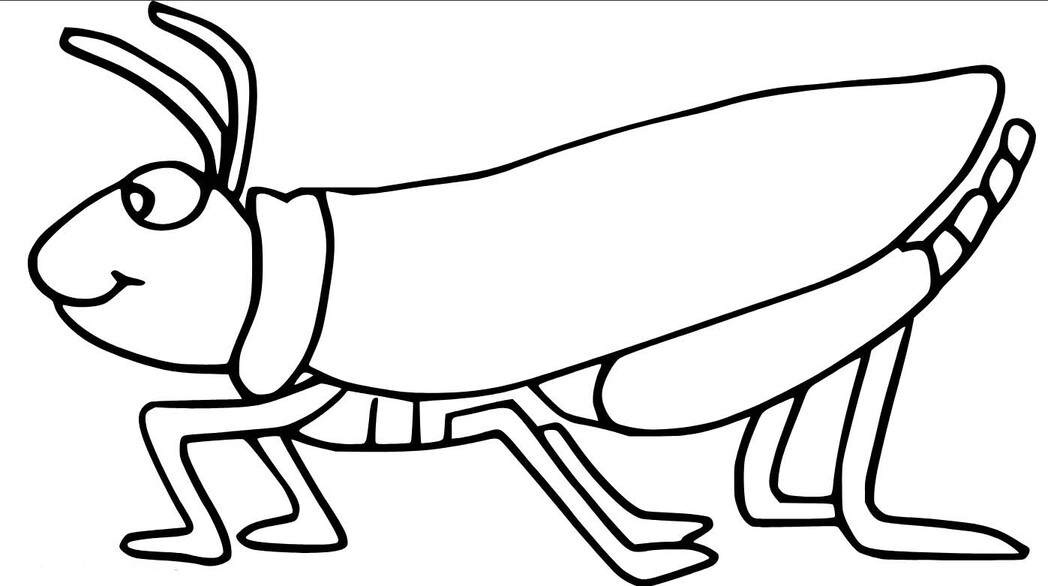 Grashüpfer druckbare