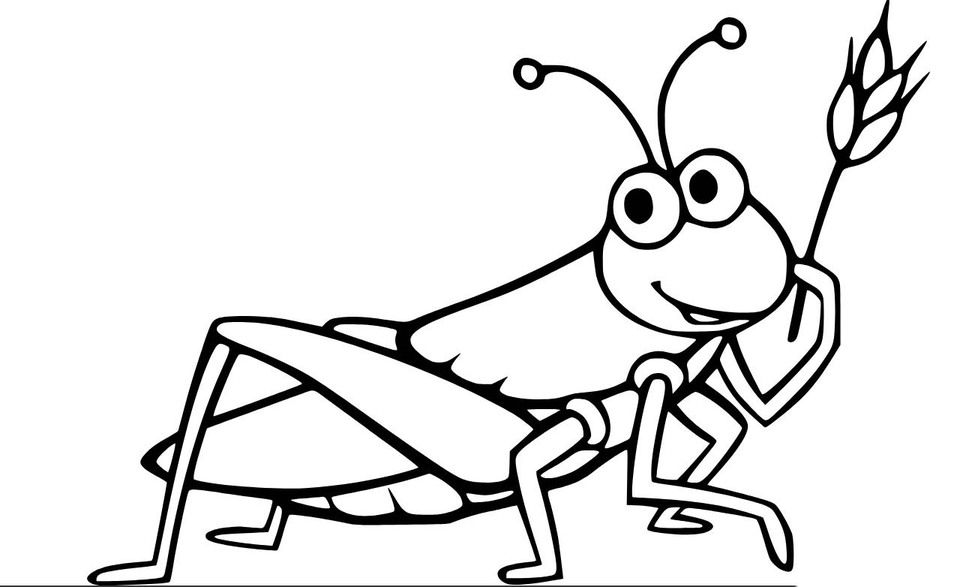 Grashüpfer kostenlos druckbare für Kinder